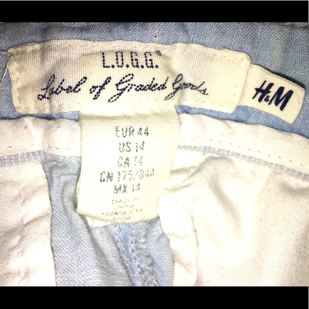 L.O.G.G for H & M Wide Leg Pants